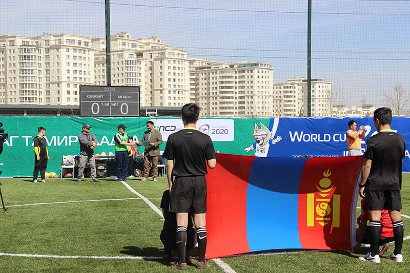 WORLD CUP IN RIVER GARDEN