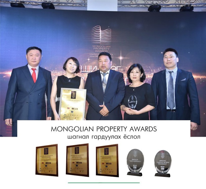 “Ривер гарден” хотхон “mongolian property awards 2016” арга хэмжээнээс“ шилдэг гадна орчны тохижилт”, “эко барилга”, “шилдэг орон сууцны хотхон” –оор тус тус шалгарлаа